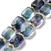 Natural Colorful Fluorite Beads Strands G-H061-A11-01-1