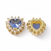 Rack Plating Brass Micro Pave Cubic Zirconia Beads KK-C007-12G-11-2