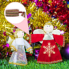 SUPERFINDINGS 2 Cards 2 Colors Christmas Polyester Braided Lace Ribbon OCOR-FH0001-22-5