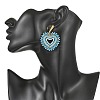 Glass Seed Bead Dangle Earrings EJEW-MZ00768-01-2