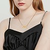 Angel Number Pendant Necklace & Open Cuff Ring JX196A-7