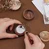 2-Slot Round Wood Ring Storage Boxes CON-HY0001-05D-3