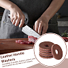 Leather Washers AJEW-WH0317-35-7