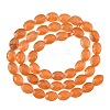 Natural Dyed White Jade Beads Strands G-H349-A01-24B-3