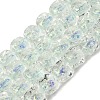 Handmade Foil Lampwork Beads Strands FOIL-C002-01E-1