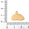 304 Stainless Steel Pendants SA-CBAE30B-03F-G-3