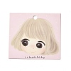 100Pcs Paper Hair Ties Display Cards LS-CDIS-C003-02-1