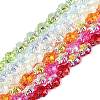 Electroplate Transparent Glass Beads Strands EGLA-N055-04A-1