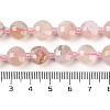 Natural Cherry Blossom Agate Beads Strands G-B094-A02-01-5