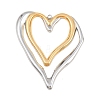 304 Stainless Steel Big Pendants STAS-H249-01GP-1