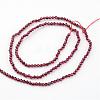 Natural Garnet Beads Strands G-K127-01F-2mm-2