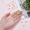 16Pcs Rack Plating Brass Pendants KK-ME0002-12-3