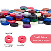 180Pcs 9 Colors Natural Agate Beads Strands G-NB0002-78-2