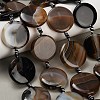 Dyed & Heated Natural Banded Agate Beads Strands GG-CBAB9C6-G01-01-1