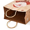 Christmas Theme Hot Stamping Rectangle Paper Bags CARB-F011-02F-5