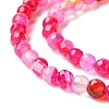 Natural Striped Agate/Banded Agate Beads Strands G-G545-04H-4
