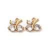 Brass Micro Pave Cubic Zirconia Pendants KK-Z112-10G-1