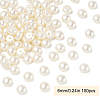 100Pcs ABS Plastic Imitation Pearl Beads OACR-YW0002-46D-1