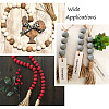 120Pcs 6 Style Natural Wood Beads WOOD-YS0001-02-8