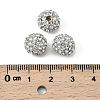 Alloy Rhinestone Beads X-RB-A034-10mm-A01S-4