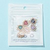 6Pcs 6 Color Acrylic Rhinestone Pendants FIND-FS0001-38-3