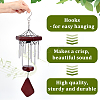 DIY Wood & Aluminium Round Tube Wind Chime Making Kits DIY-PH0023-72B-3