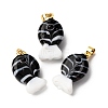 Handmade Lampwork Pendants LAMP-A007-01G-02-05-1