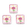 Printed Handmade Porcelain Beads LS-PORC-G016-04A-1