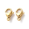 304 Stainless Steel Lobster Claw Clasps STAS-V007-01A-G-1