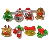 Christmas Theme Transparent Resin Cabochones PW-WG91FD0-01-2