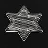 Star Pegboards for 3x2.5mm Mini Fuse Beads X-DIY-Q009-07-1