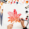 9Pcs 9 Styles Mandala PET Hollow Out Drawing Painting Stencils DIY-WH0411-533-7