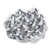 Electroplated Glass Imitation Pearl Beads Strands BSHE-G035-01A-01-1-2