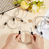 201 Stainless Steel Wire with Plastic Frame Lock for Motorbike AJEW-WH20006-81B-3