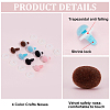 4 Styles Plastic Safety Noses FIND-PH0020-57B-4