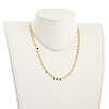 Brass Curb Chain Necklaces NJEW-JN03032-02-4