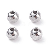 Non-Tarnish Textured 304 Stainless Steel Beads STAS-P306-01D-P-1