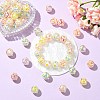 Plating Transparent Acrylic Beads TACR-CJC0001-12-6