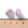 Pearlized Resin European Beads RESI-M001-01B-3