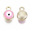 Light Gold Plated Alloy Charms X-ENAM-S117-27D-2