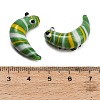 Handmade Lampwork Worm Figurines LA-CBA77D3-01H-3