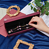 Rectangle PU Leather Necklace  Storage Boxes with Velvet Inside CON-WH0094-31D-01-3