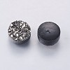 Imitation Druzy Gemstone Resin Cabochons LS-RESI-E012-02G-1