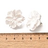 Alloy & 925 Sterling Silver & Acrylic Stud Earrings LS-EJEW-Q013-09A-3