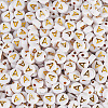 500Pcs Plating Acrylic Beads PACR-TADJ0001-01A-2