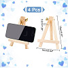 Foldable Wood Triangle Easel WOOD-WH0034-52A-2