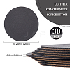 PU Imitation Leather Coasters AJEW-WH0367-07B-2