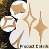 6Pcs Iron Hanging Ornaments HJEW-WH0036-94-4