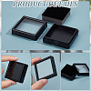 Square Plastic Loose Diamond Display Boxes CON-WH0092-61B-01-5