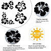 4Pcs 4 Styles PET Waterproof Self-adhesive Car Stickers DIY-WH0308-225A-038-4